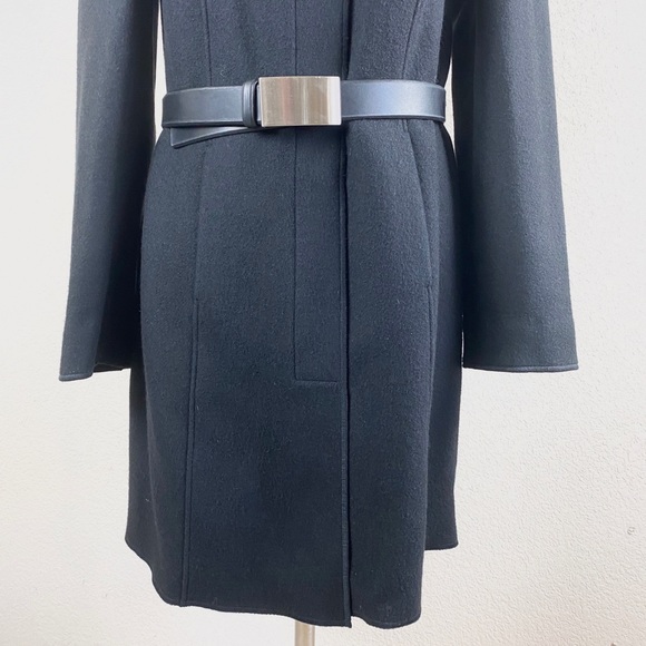 Bebe Coat NWT Midi Belted - Picture 3 of 10